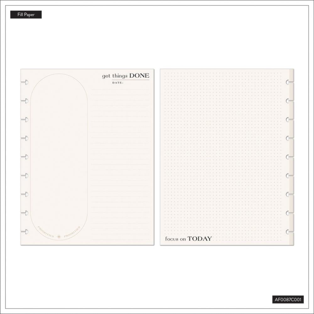 Dashboard + Dot Grid Classic Filler Paper - Modern Craft