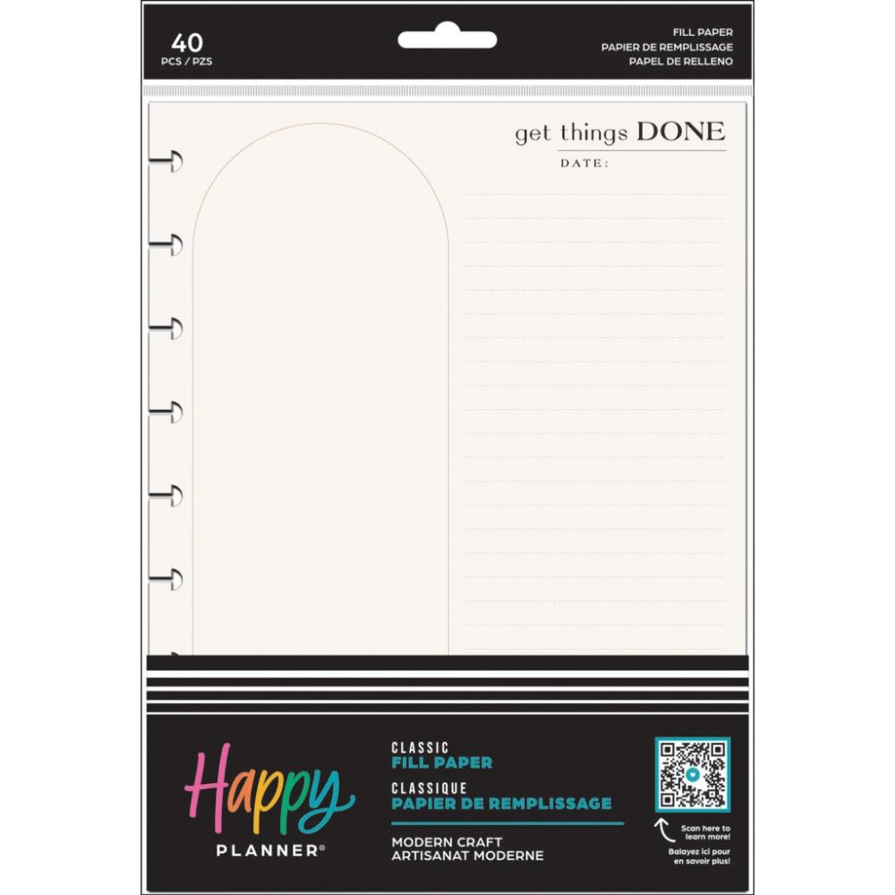 Dashboard + Dot Grid Classic Filler Paper - Modern Craft