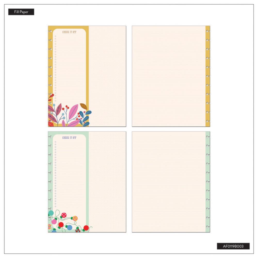 Dashboard + Dotted Lined BIG Filler Paper - Teaching Seasons