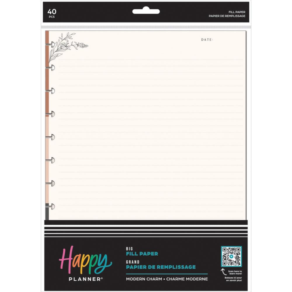 Dotted Lined BIG Filler Paper - Modern Charm