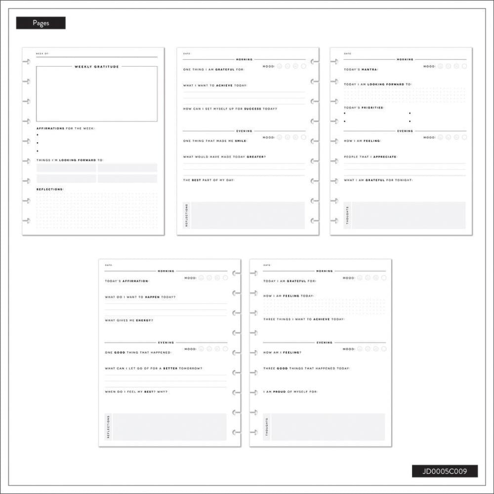 Reflect & Grow - Classic Guided Gratitude Journal