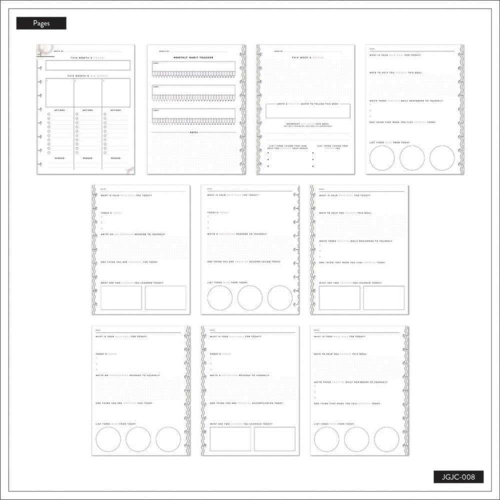 Mauve & Moss - Classic Guided Goals Journal