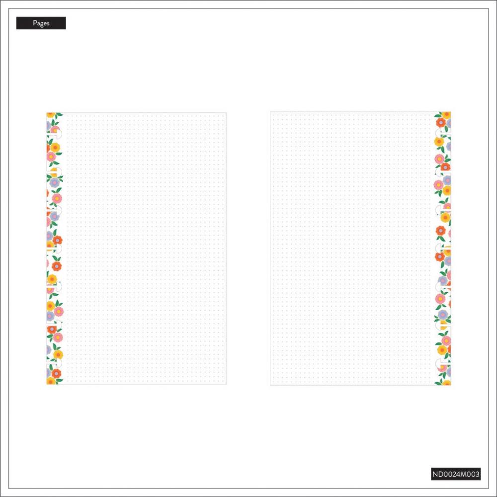 Dot Grid Mini Notebook - Bloom & Glow