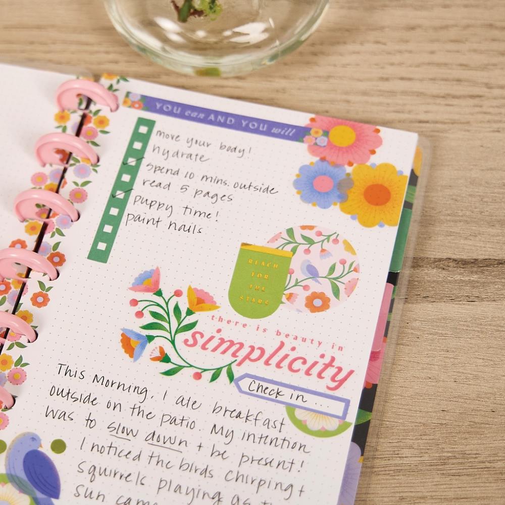 Dot Grid Mini Notebook - Bloom & Glow