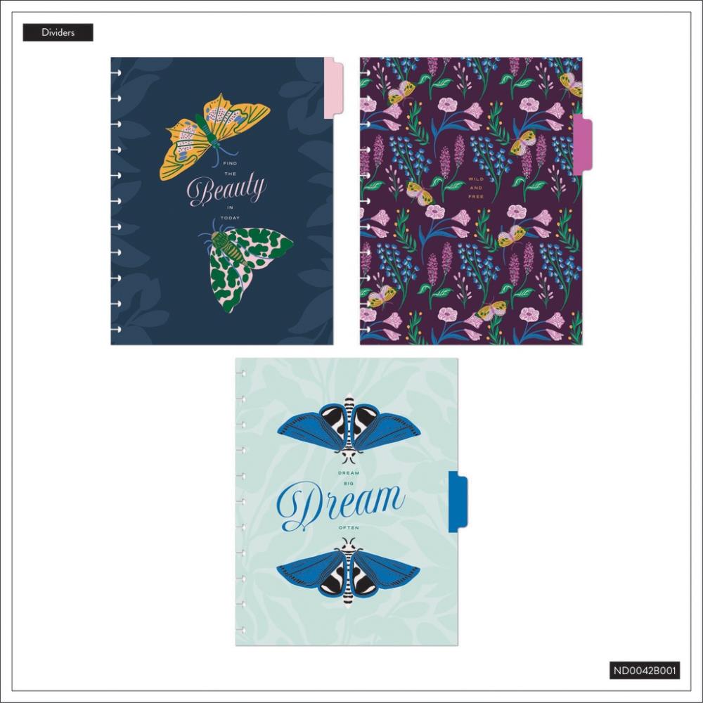 Dotted Lined BIG Notebook - Butterfly Botanics