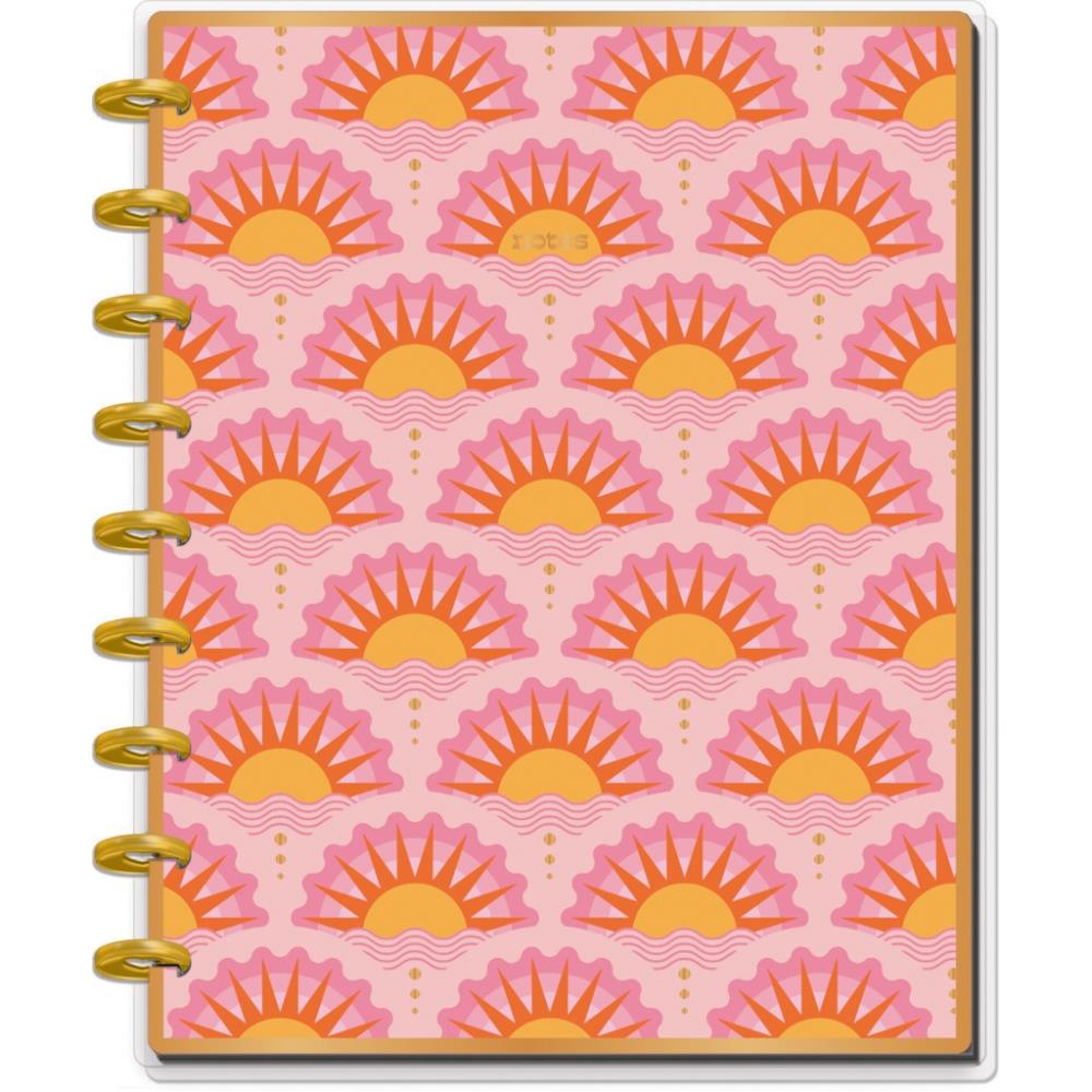 Dotted Lined Classic Notebook - Retro Sunset