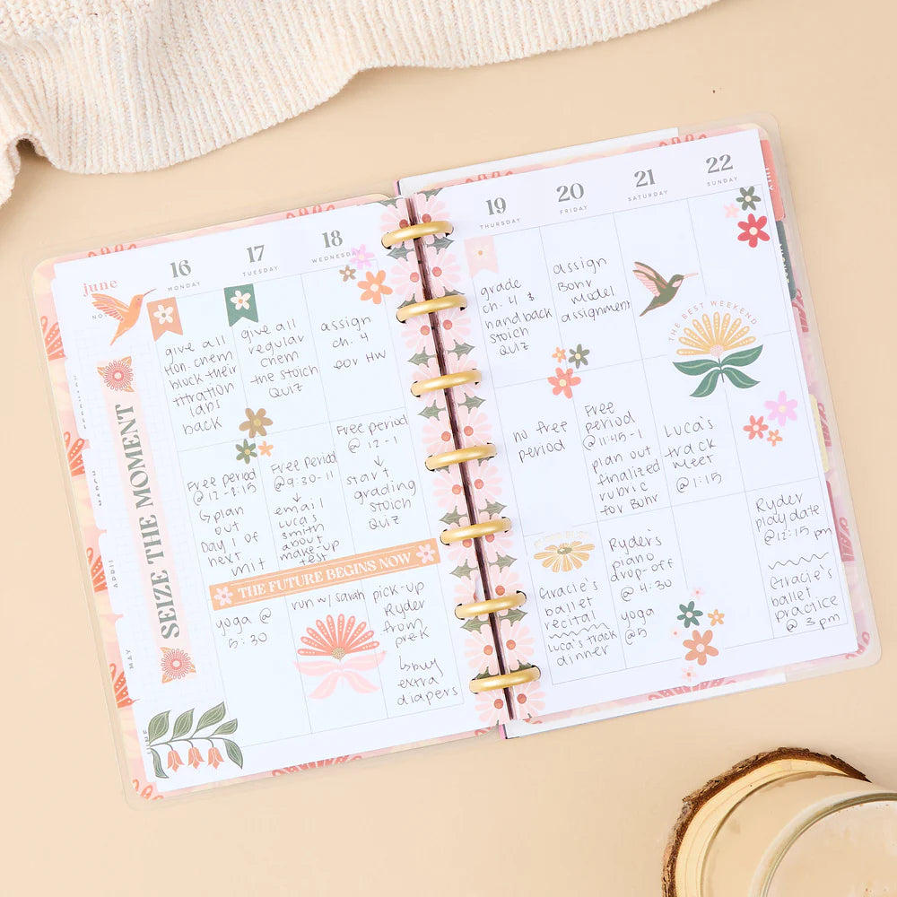 2025 Desert Rose Happy Planner – Mini Vertical Layout – 12 Months
