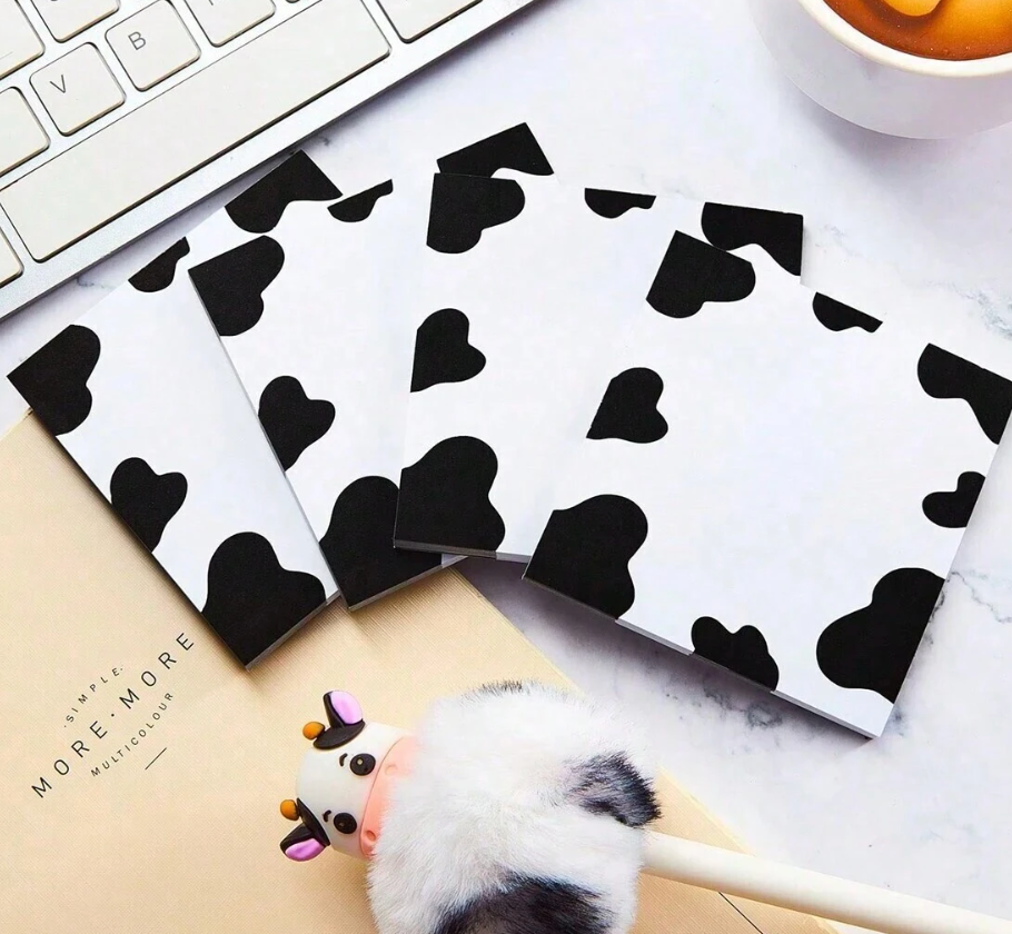 Cow Print Sticky Notes