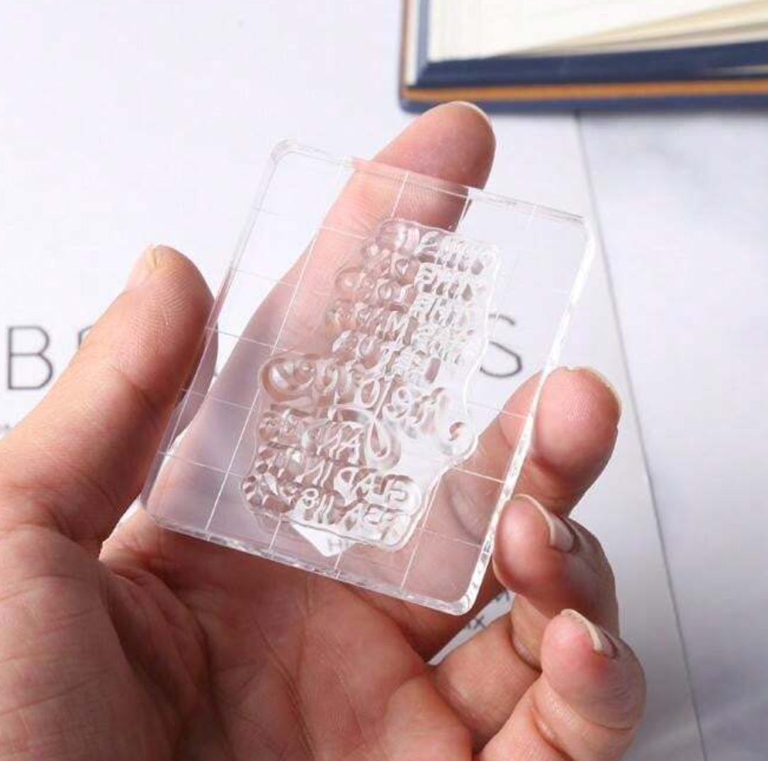 Acrylic Stamp Block - 6x5cm