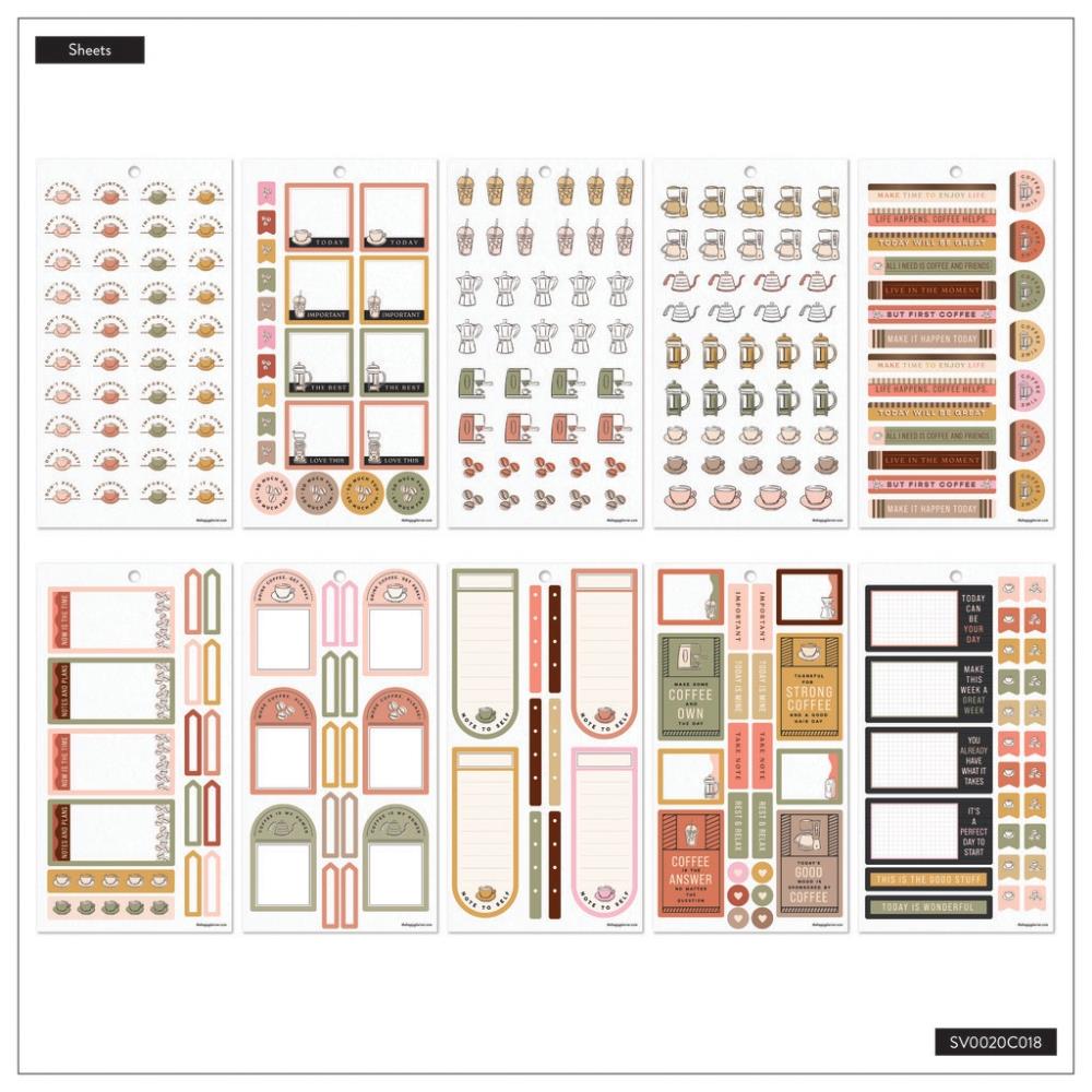 Value Pack Stickers - Cafécore