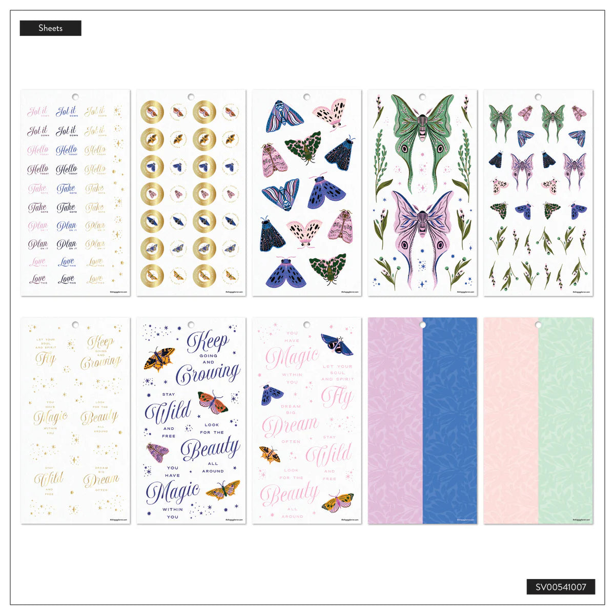 Value Pack Stickers - Butterfly Botanics