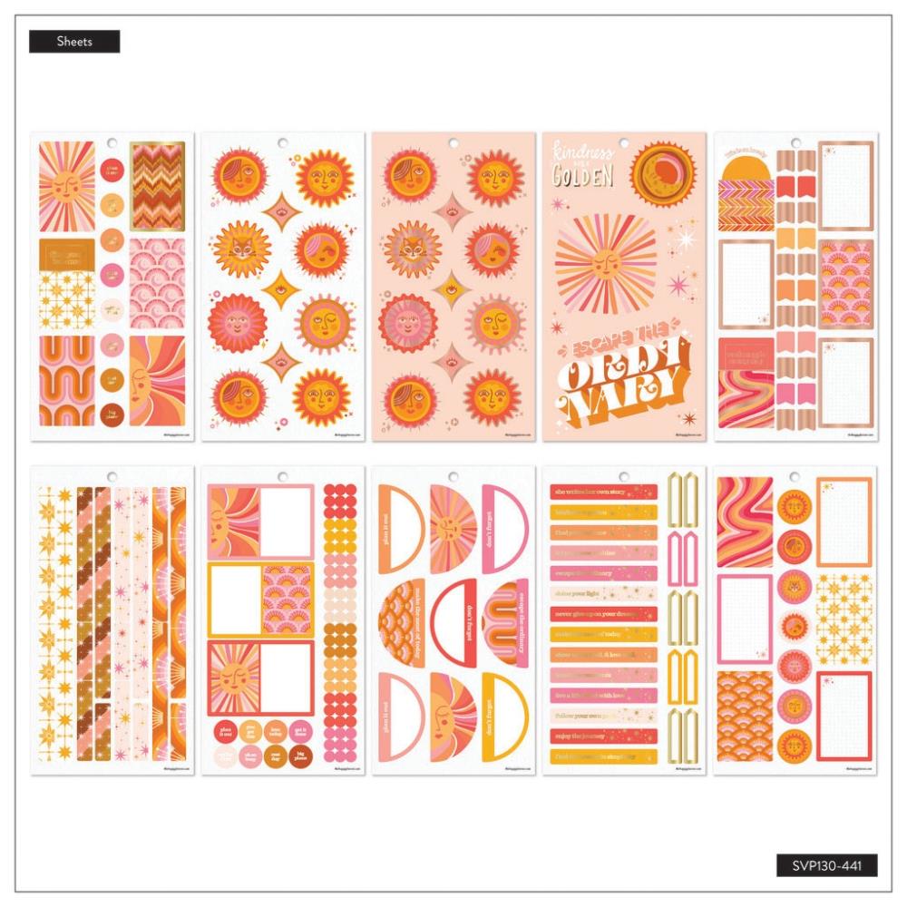 Value Pack Stickers - Retro Sunset