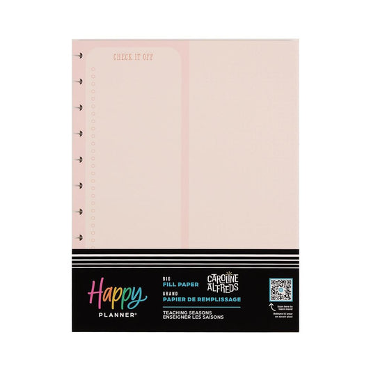 Dashboard + Dotted Lined BIG Filler Paper - Teaching Seasons