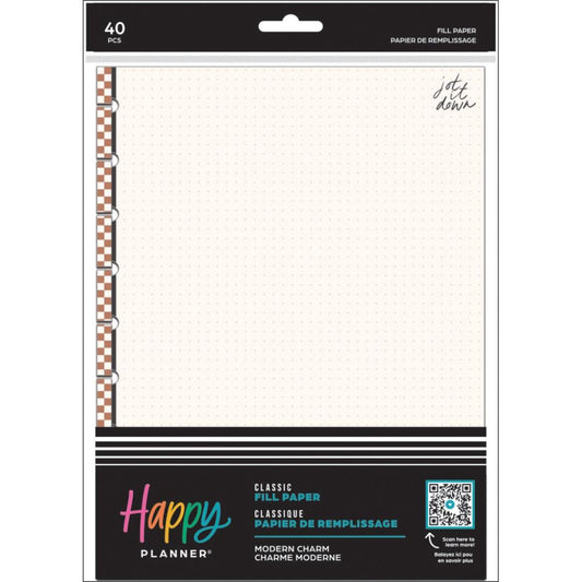 Dot Grid Classic Filler Paper - Modern Charm