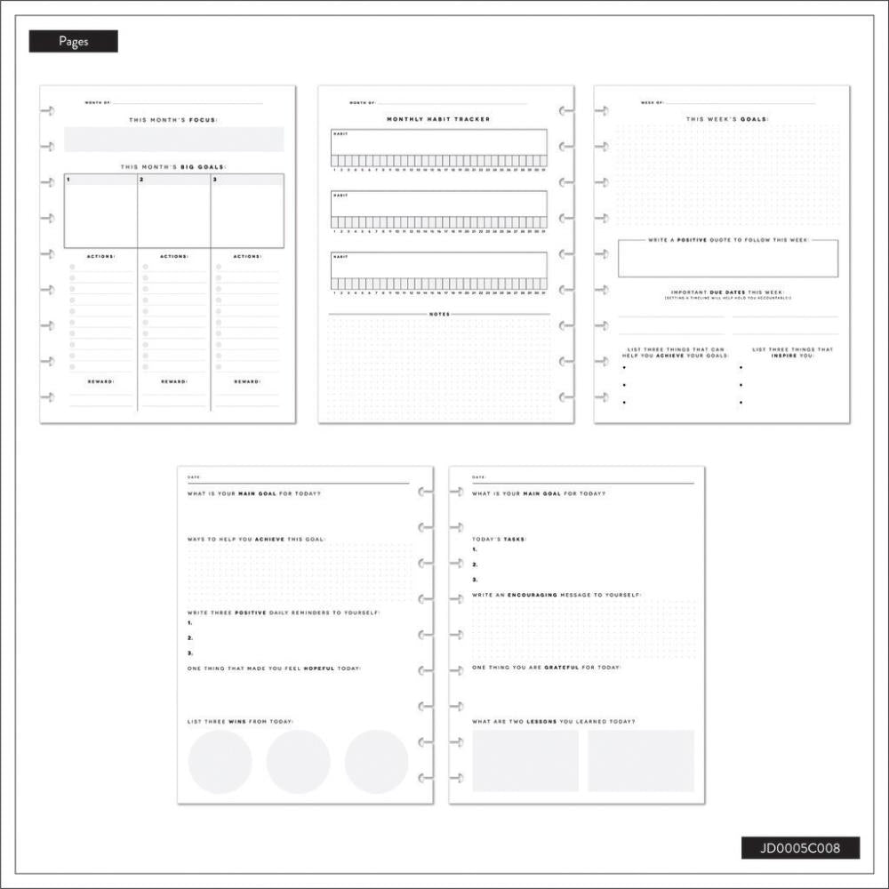 Reflect & Grow - Classic Guided Goals Journal