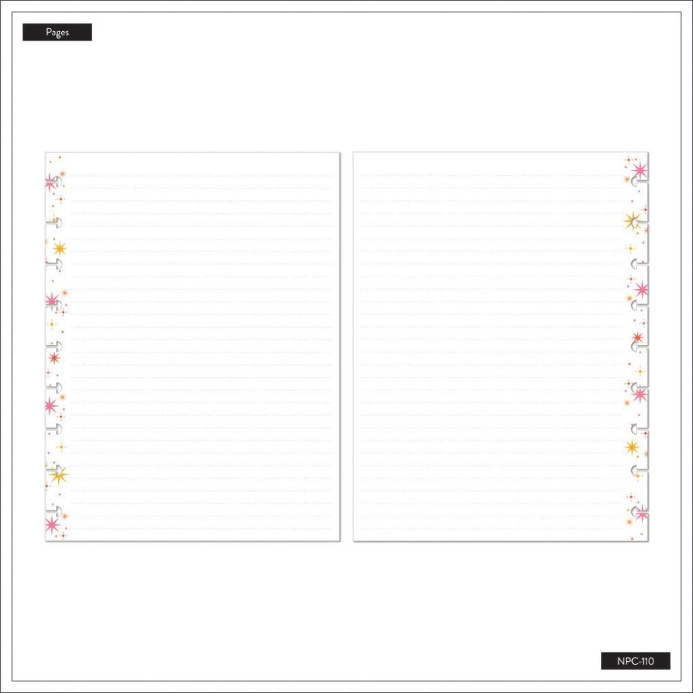 Dotted Lined Classic Notebook - Retro Sunset