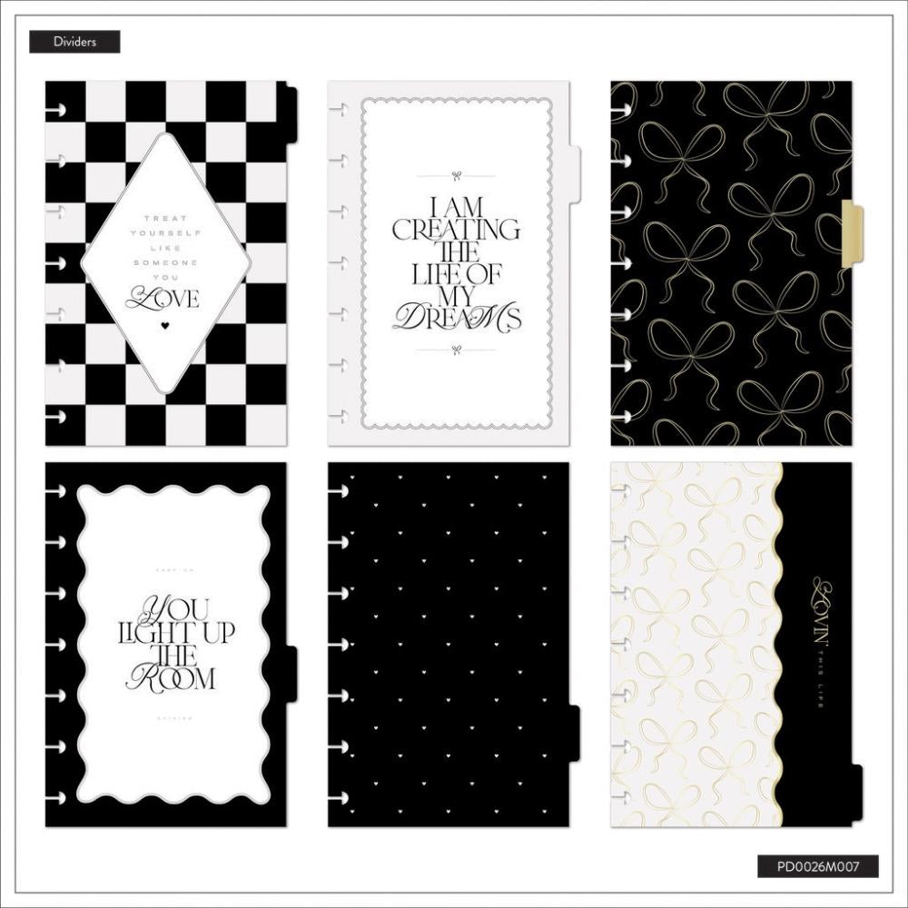 Undated Sweet & Simple Customisable Planner – Mini Dashboard Layout – 12 Months