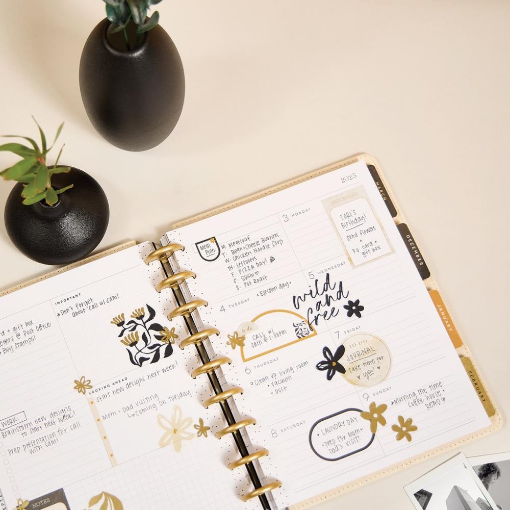 2025-2026 SPECIALTY Mod Sketches Customisable Happy Planner – Classic Dashboard Layout – 12 Months