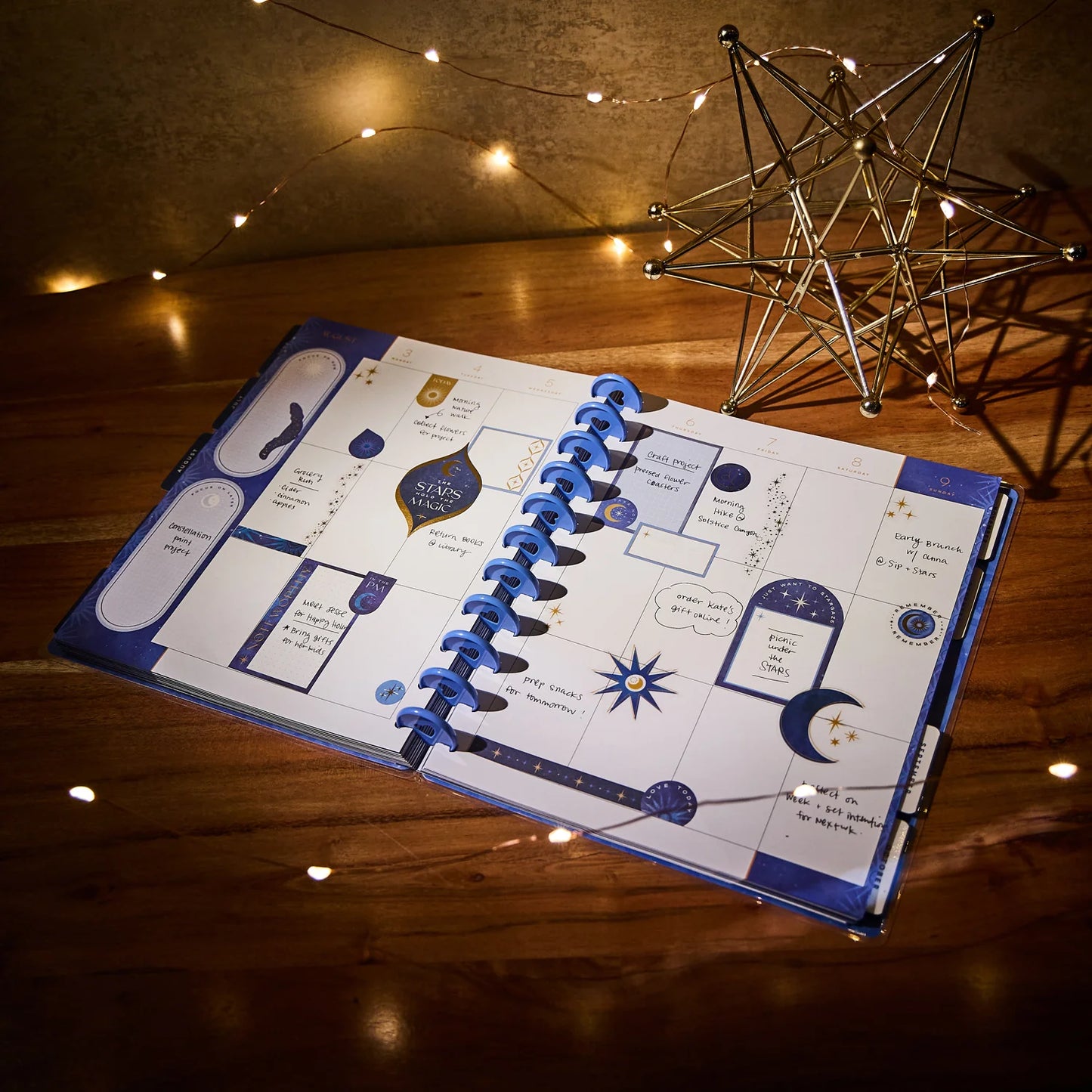 2026 Star Signs Customisable Happy Planner – BIG Vertical Layout – 12 Months