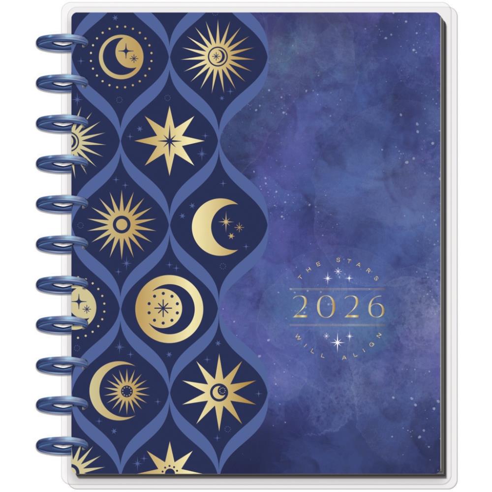2026 Star Signs Customisable Happy Planner – BIG Vertical Layout – 12 Months