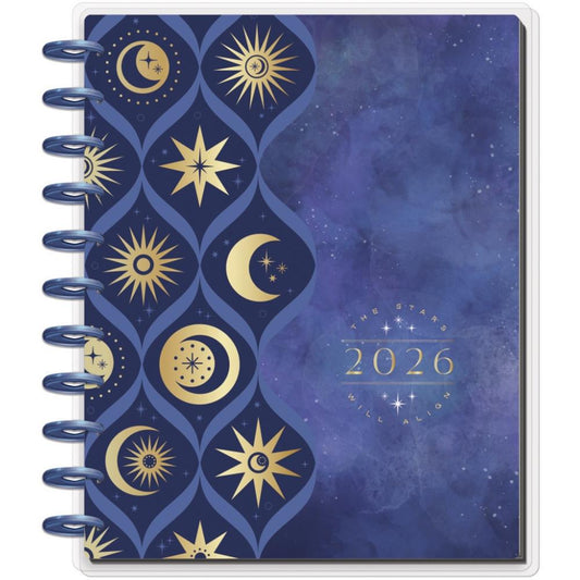2026 Star Signs Customisable Happy Planner – BIG Vertical Layout – 12 Months