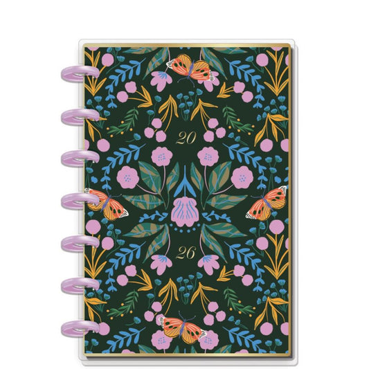 2026 Butterfly Botanics Customisable Planner – Mini Colour Block Layout – 12 Months