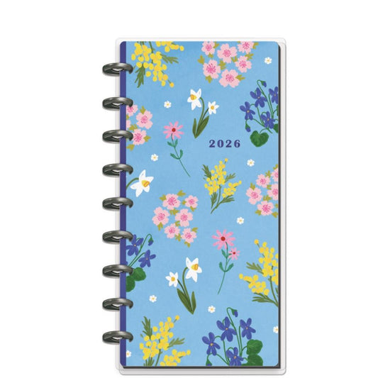 2026 Seasonal Charm Customisable Planner – Skinny Classic Horizontal Layout – 12 Months