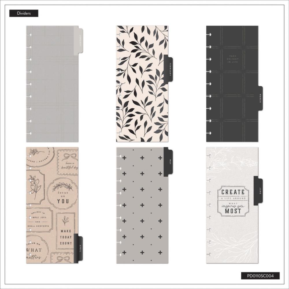 2026 Heritage Charm Customisable Planner – Skinny Classic Horizontal Layout – 12 Months