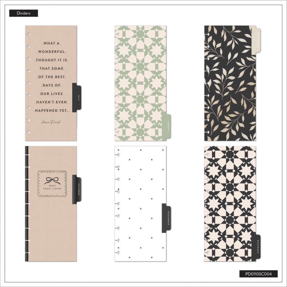 2026 Heritage Charm Customisable Planner – Skinny Classic Horizontal Layout – 12 Months
