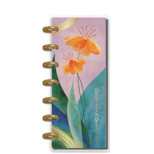 2026 Floral Energy Customisable Planner – Skinny Mini Horizontal Layout – 12 Months