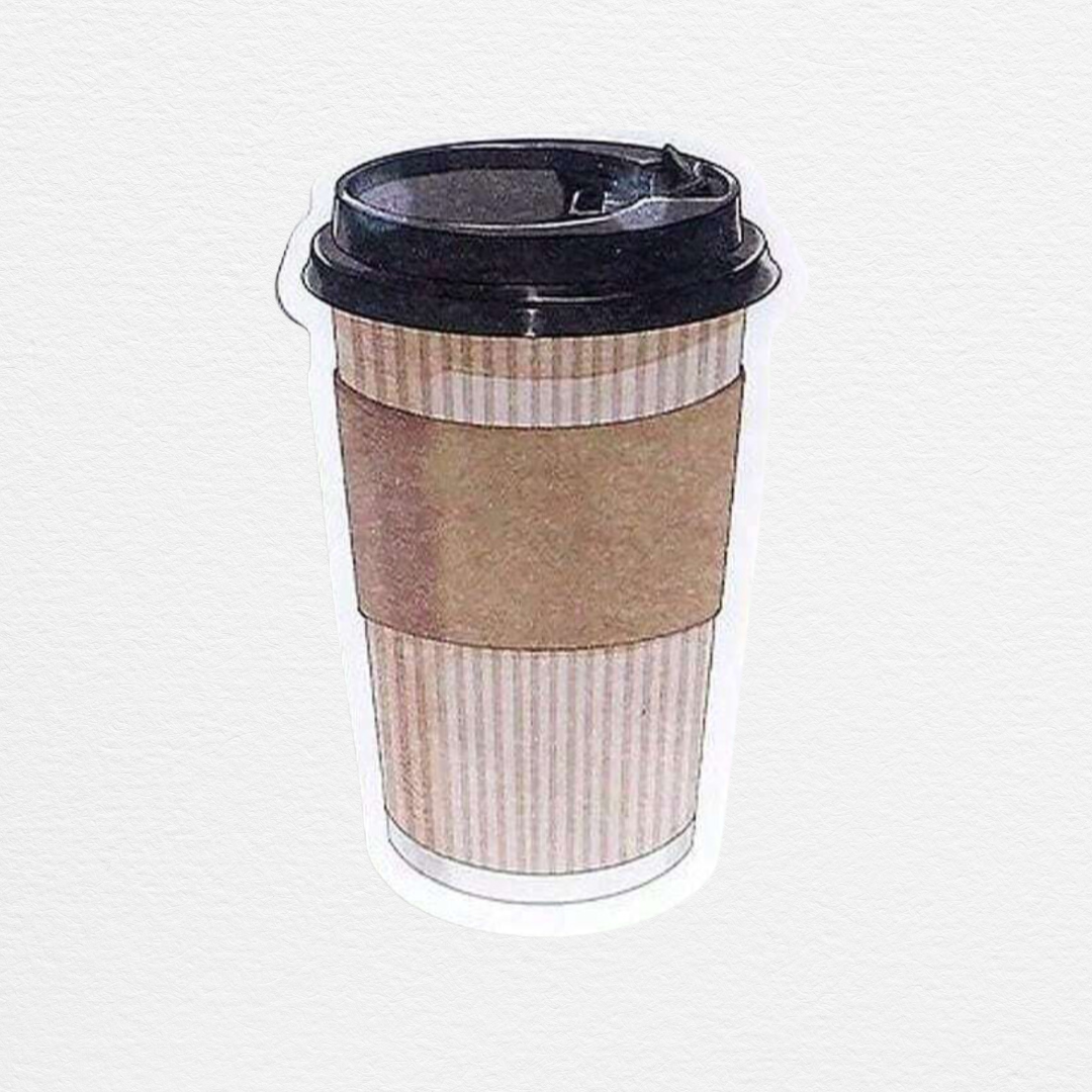 Cafe Latte Sticky Notes