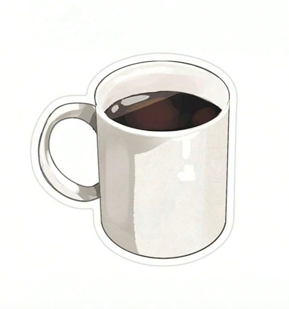 12 Pcs Coffee Cup Sticky Notes Self Memo Notes For School