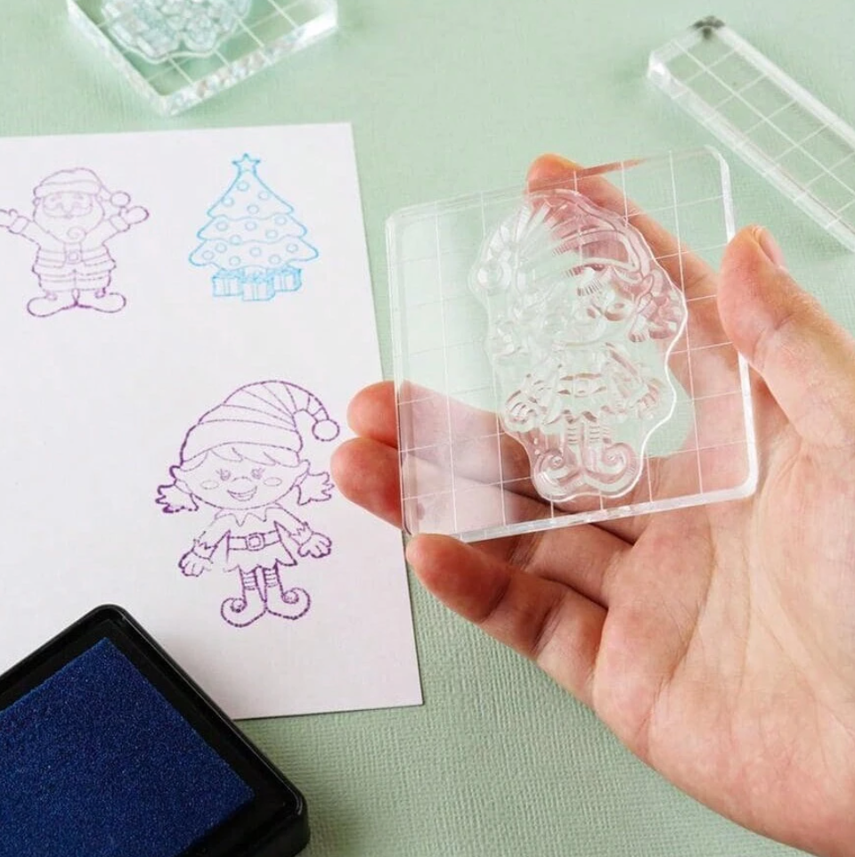 Acrylic Stamp Block - 7x7cm