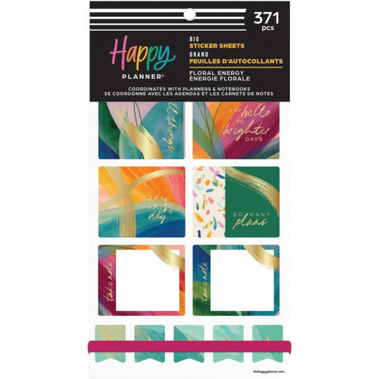 Value Pack Stickers - Floral Energy - BIG