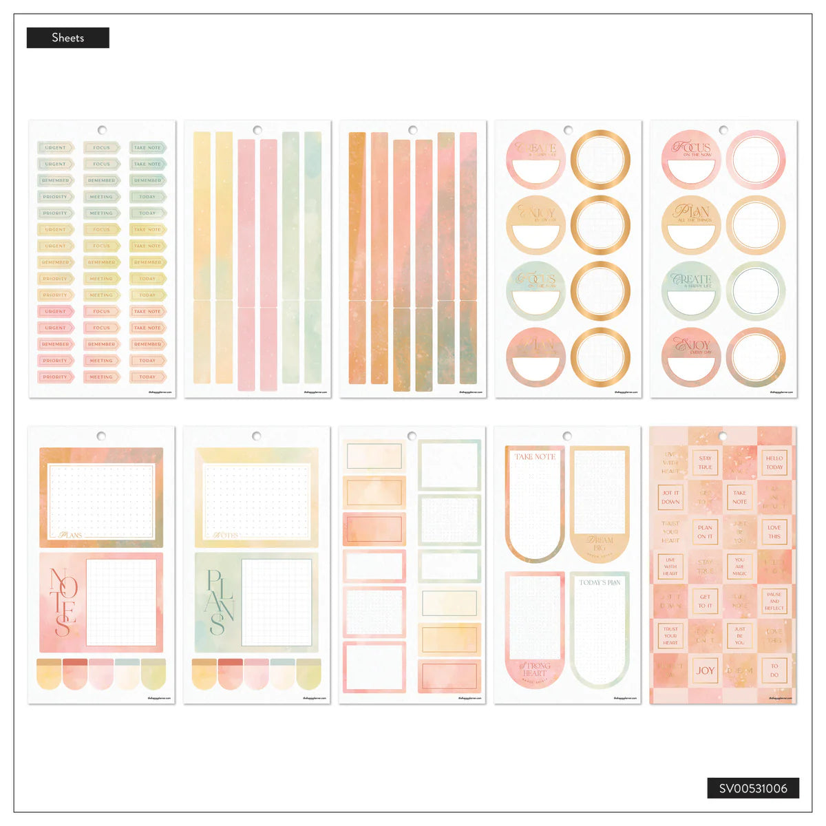 Value Pack Stickers - Textured Canvas - BIG