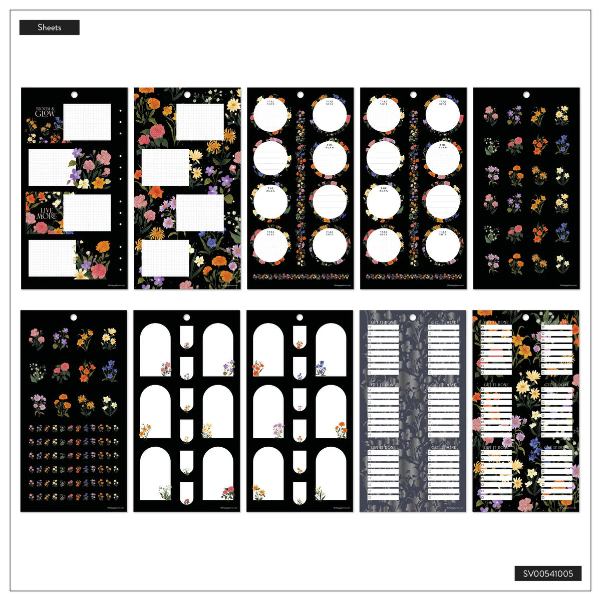 Value Pack Stickers - Dark Garden
