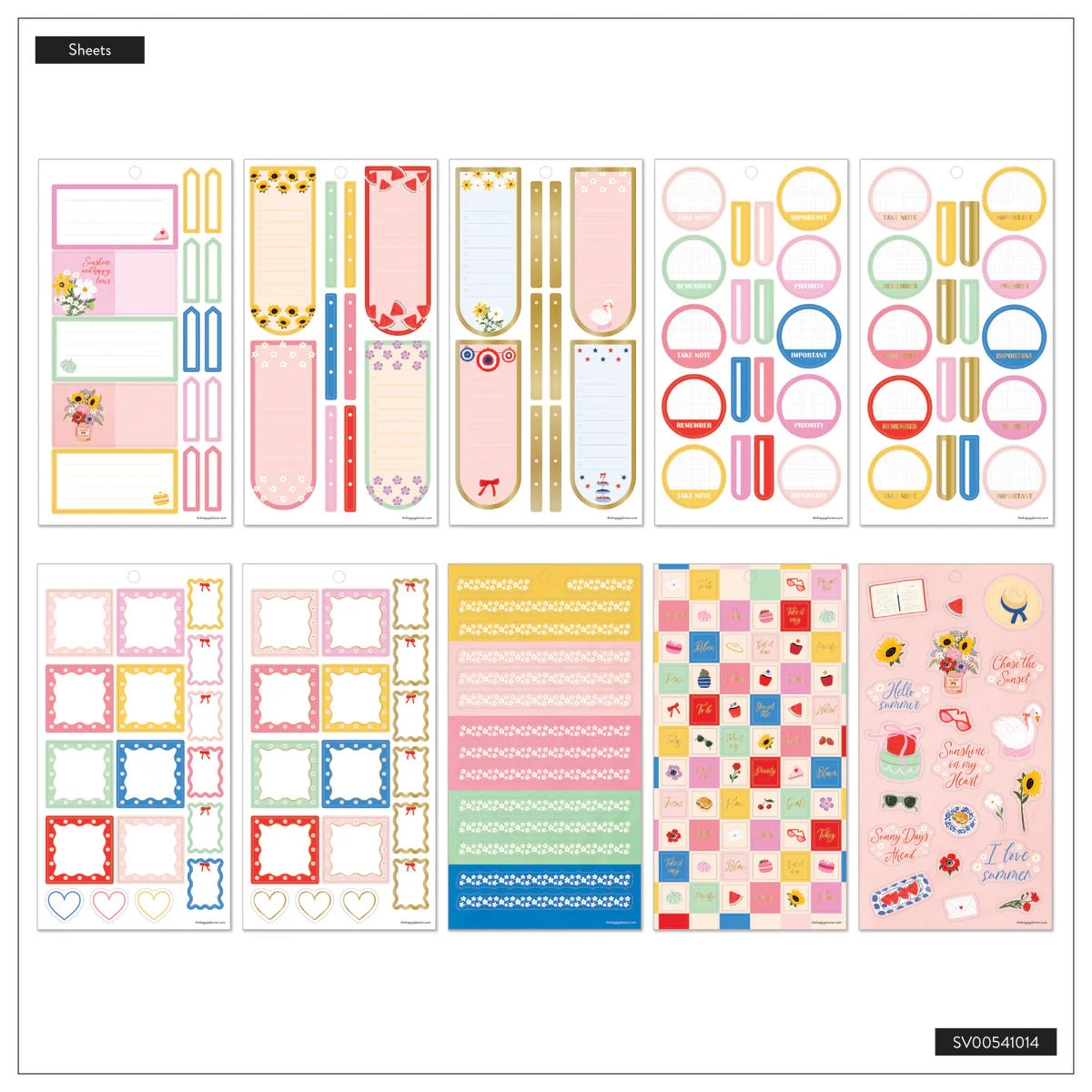 Value Pack Stickers - Summer Charm