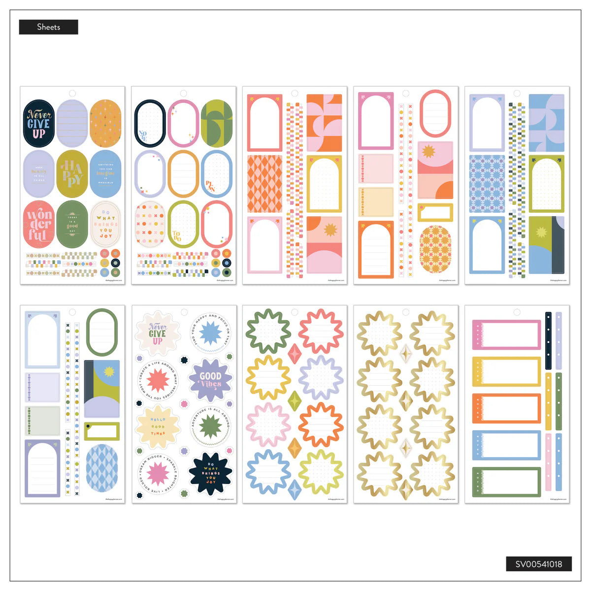 Value Pack Stickers - Pop Splash