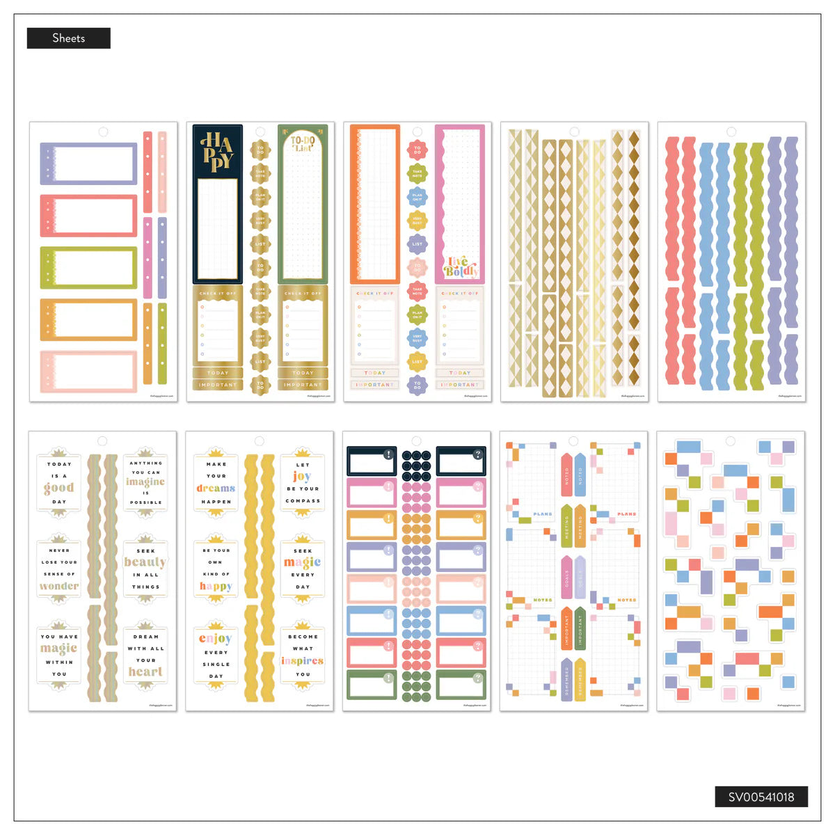 Value Pack Stickers - Pop Splash
