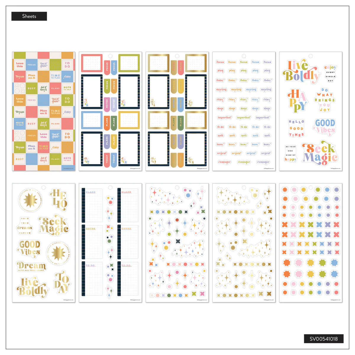 Value Pack Stickers - Pop Splash