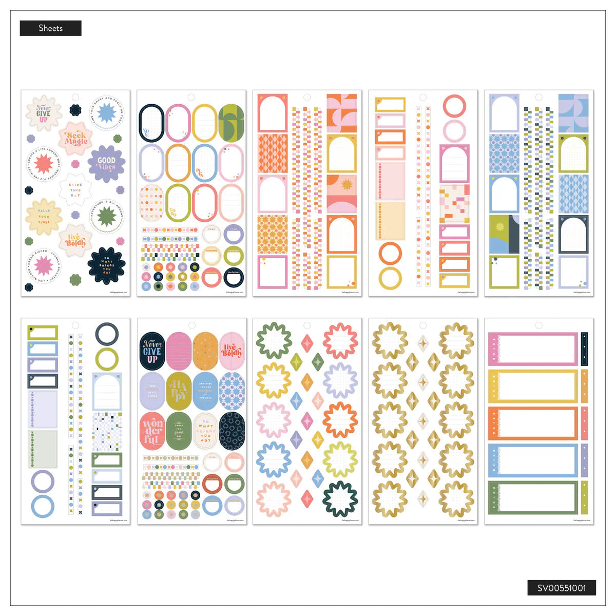 Value Pack Stickers - Pop Splash - Mini