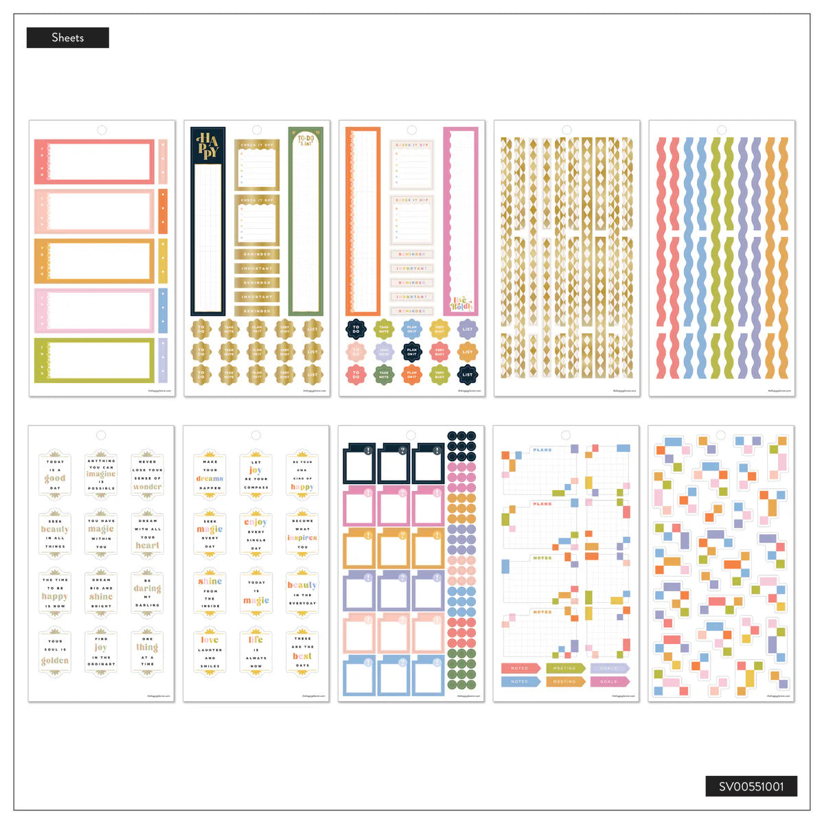 Value Pack Stickers - Pop Splash - Mini