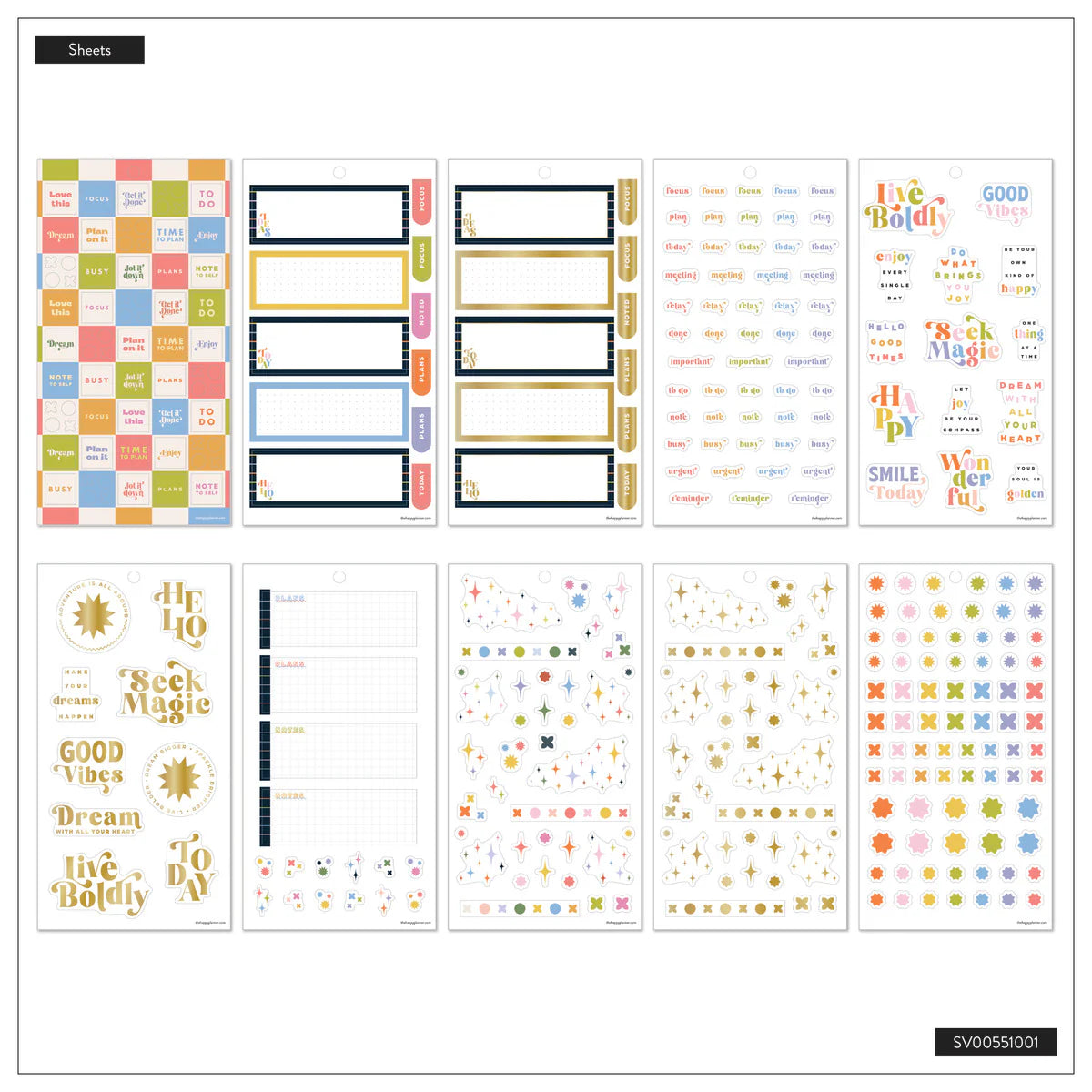 Value Pack Stickers - Pop Splash - Mini