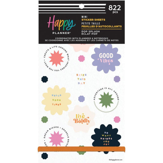 Value Pack Stickers - Pop Splash - Mini