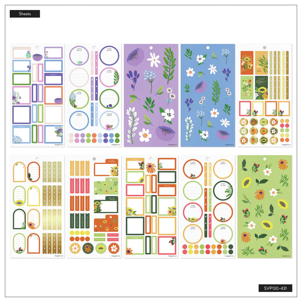 Value Pack Stickers - Brilliant Blooms - Mini