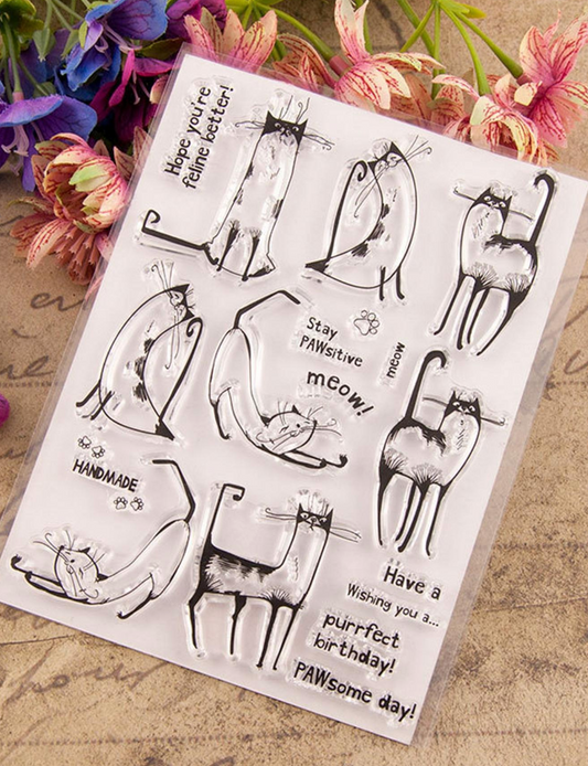 Paws-itively Purrfect Feline Stamp Set