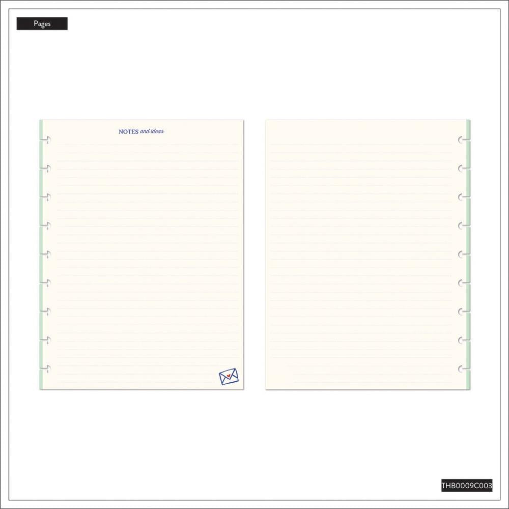 Classic Notebook + Filler Paper + Sticker Bundle - Fresh Start